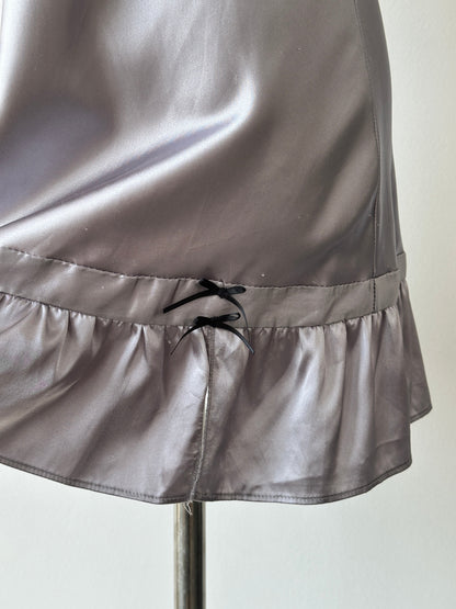 Vintage 2000s Satin Lace Mini Slip Dress - XS