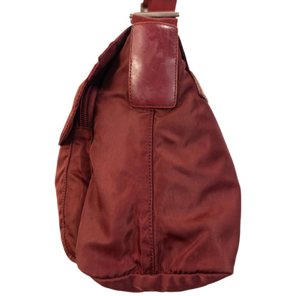 Vintage 2000s Prada Crossbody Bag | O/S, Red