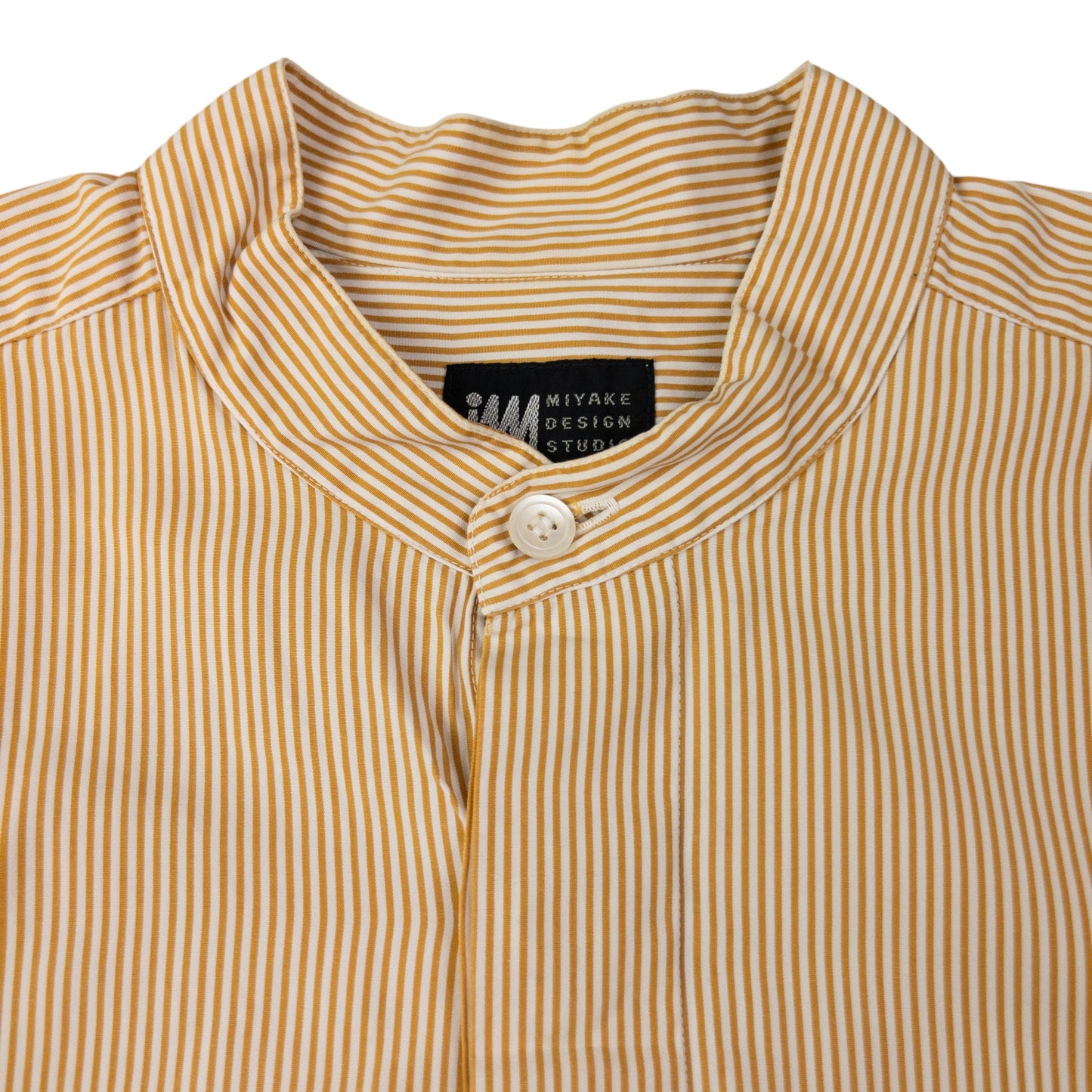 Vintage Issey Miyake Striped Long Sleeve Button Up Shirt Size M