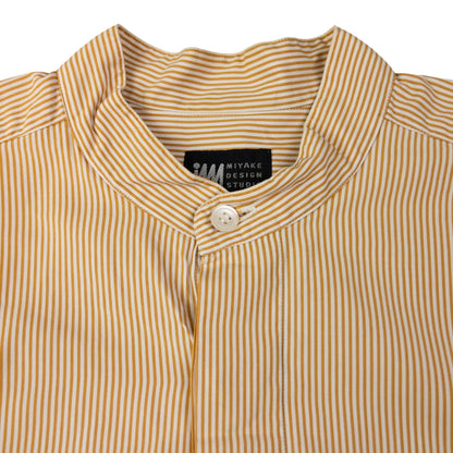 Vintage Issey Miyake Striped Long Sleeve Button Up Shirt Size M
