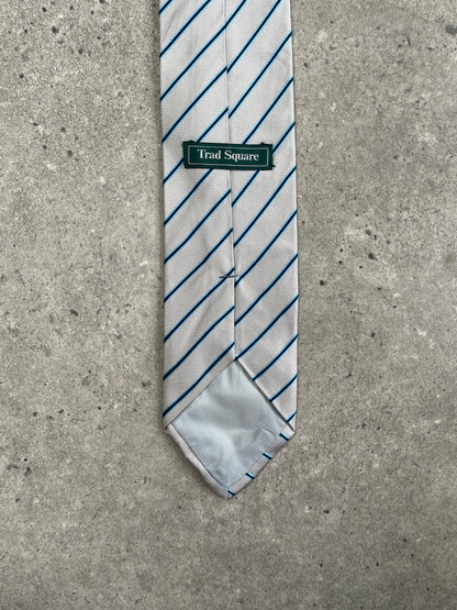 Japanese Vintage 2000s Pure Silk Striped Tie