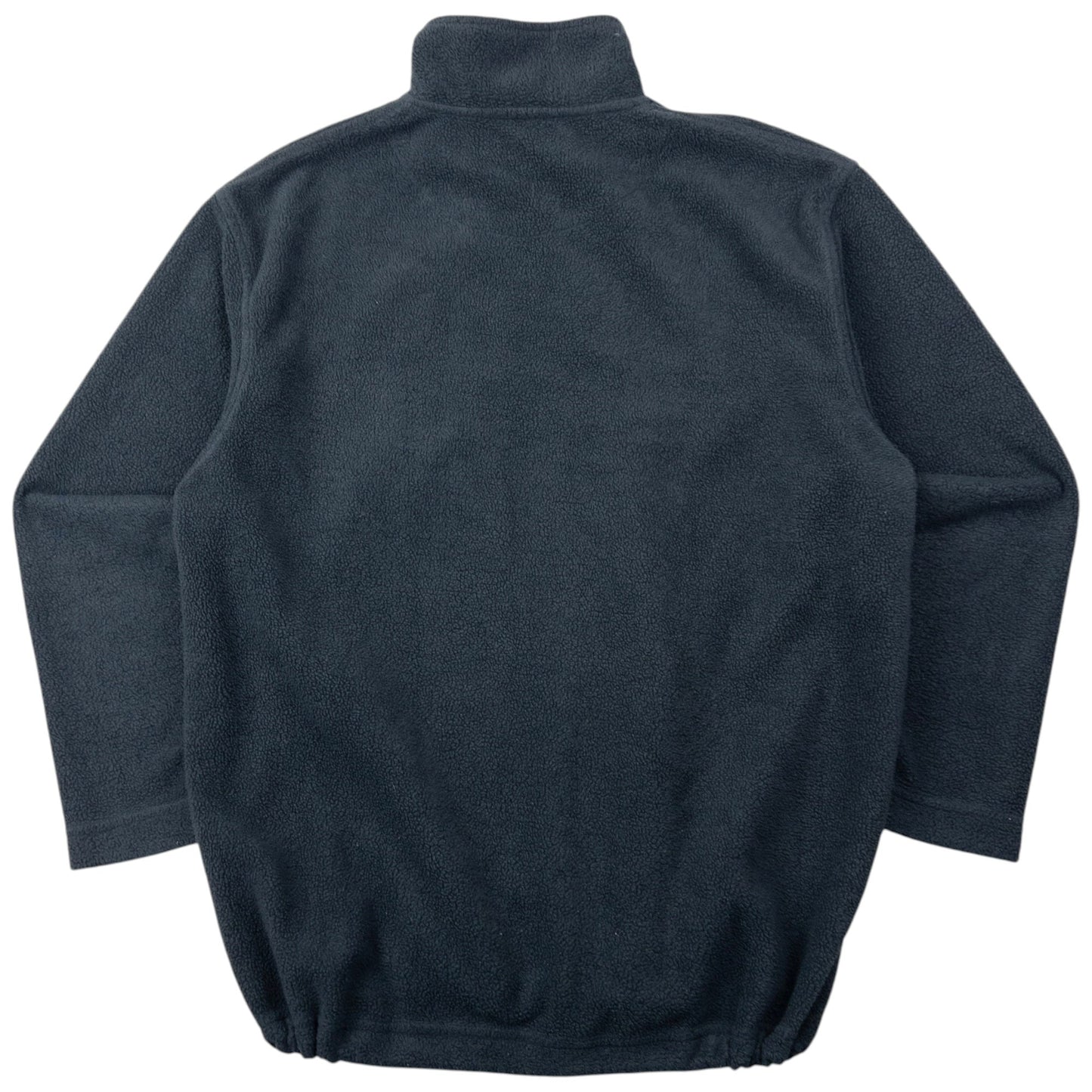 Vintage Burberry Embroidered Q Zip Fleece Sweatshirt Size S