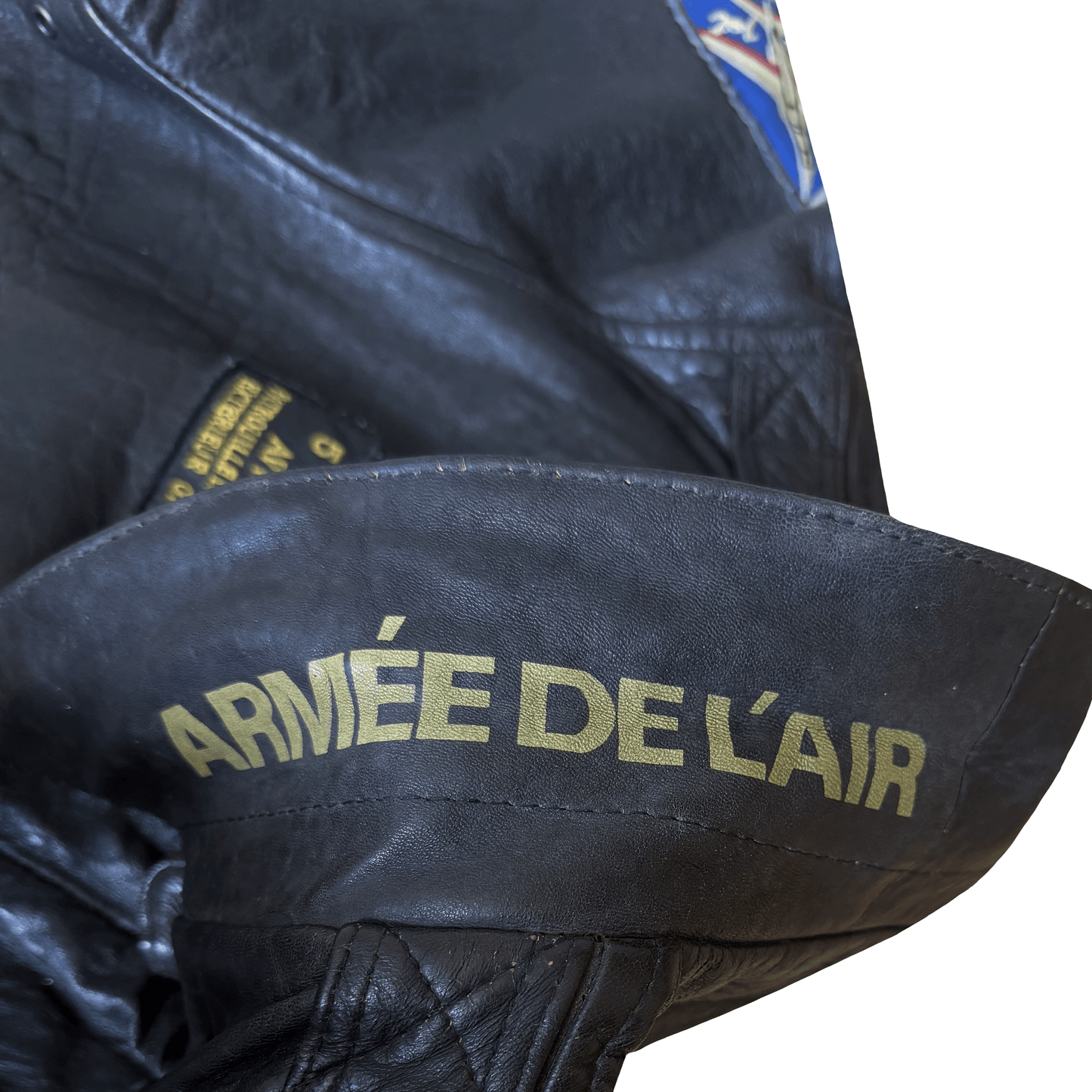 Avirex 1988 'Patrouille de France' A2 Leather Flight Jacket - S / M | S / M, Red
