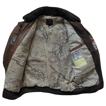 Avirex 1987 Top Gun G-1 Flight Jacket - L | Large, Brown