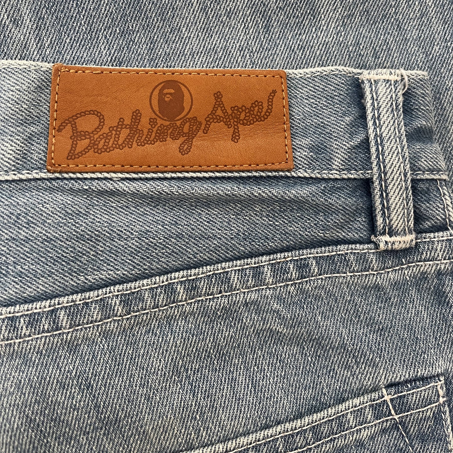 Bape Spell Out Jeans - W32"