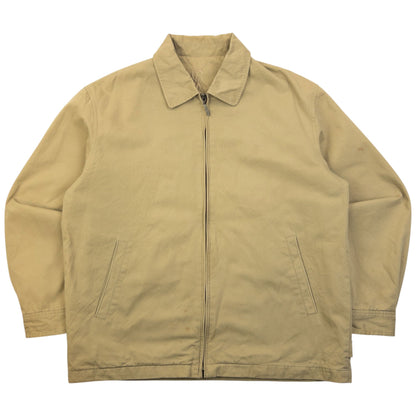 Vintage 90s YSL Yves Saint Laurent Harrington Jacket Size M | Medium, Beige
