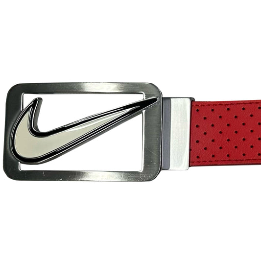 Nike 2000s Swoosh Belt In Red ( W34 - W38 ) - Known Source