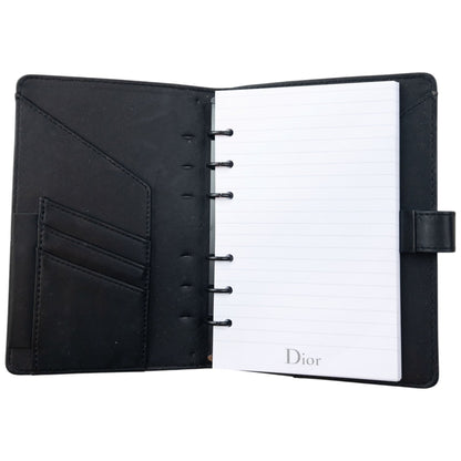 Vintage 2000s Dior Embroidered Heart Leather Notebook | O/S, Multicoloured