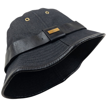Vintage 2000s Gucci Bucket Hat Size XL | O/S, Black