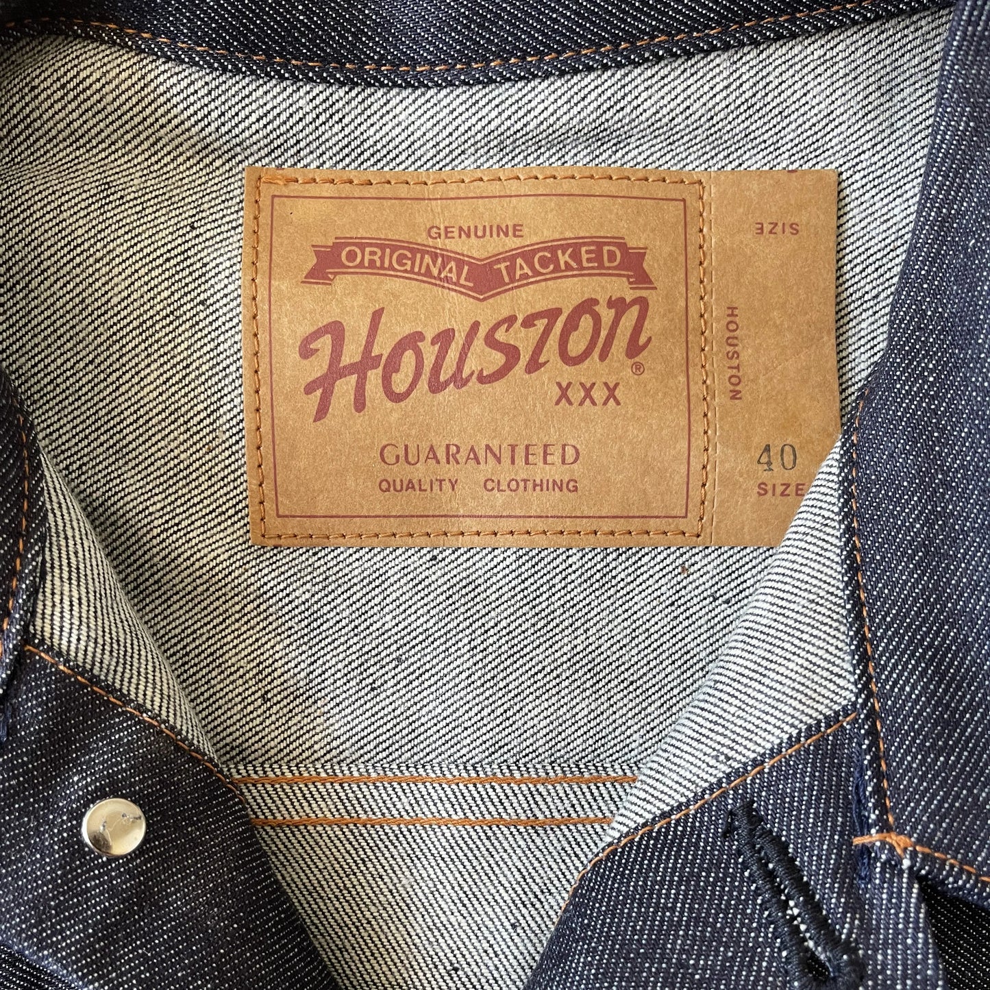 Houston Indigo Type 2 Denim Jacket - L