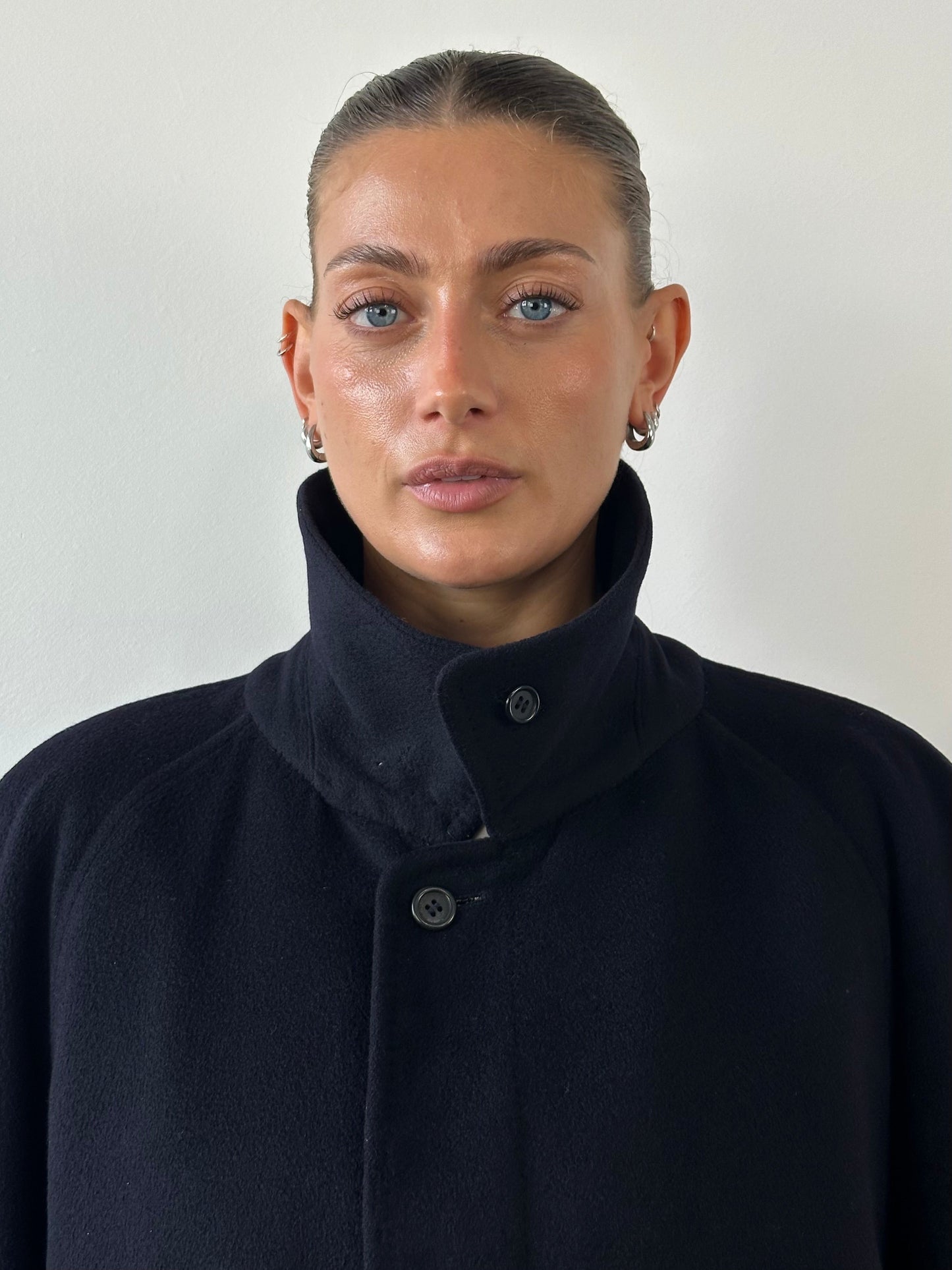 Burberry Pure Cashmere Concealed Placket Coat - XXL