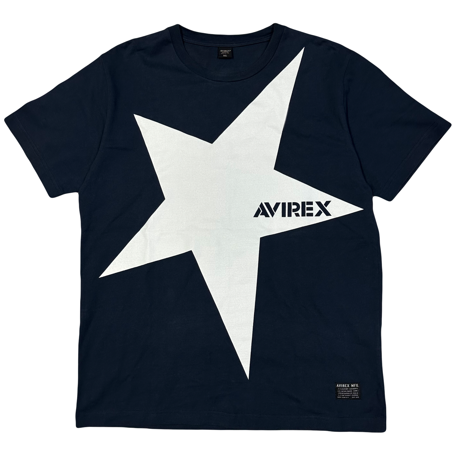 Avirex Star T-Shirt In Navy ( XL )