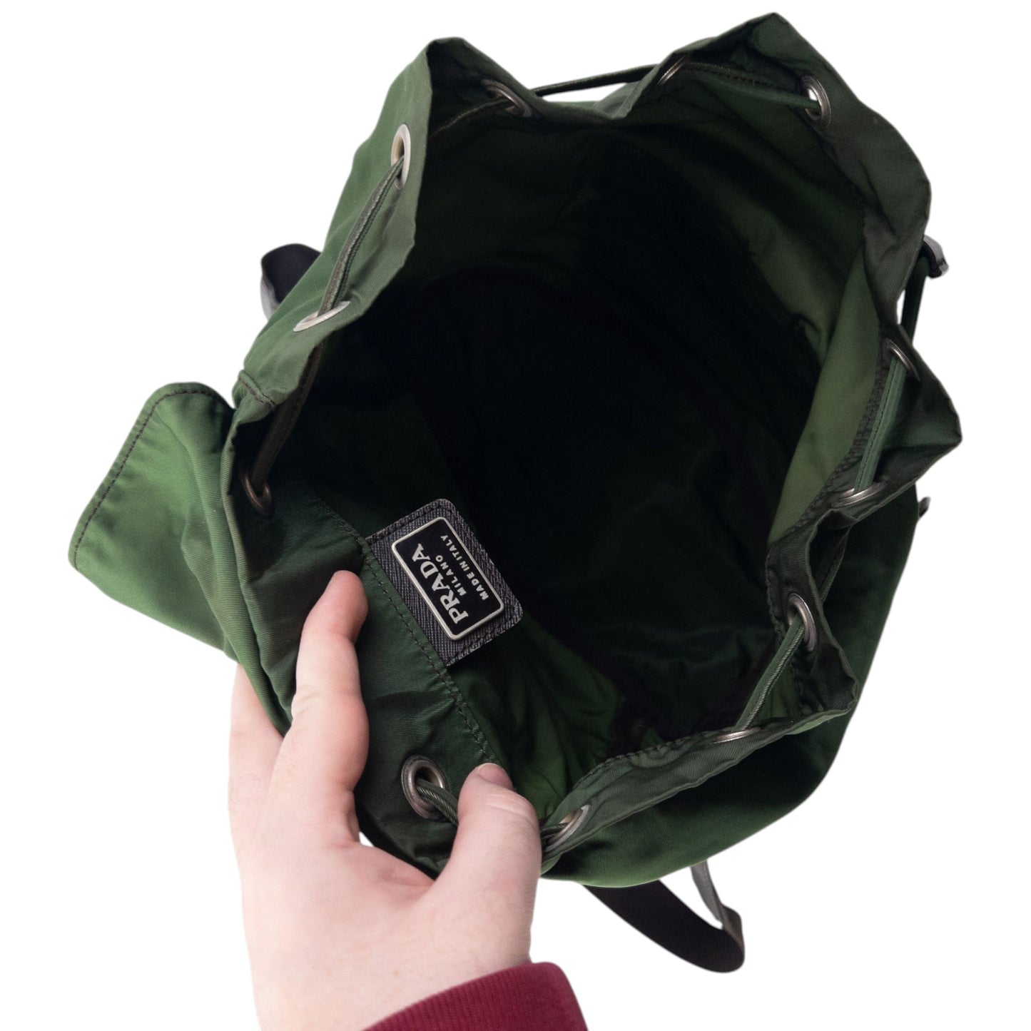 Vintage 2000s Prada Bucket Backpack