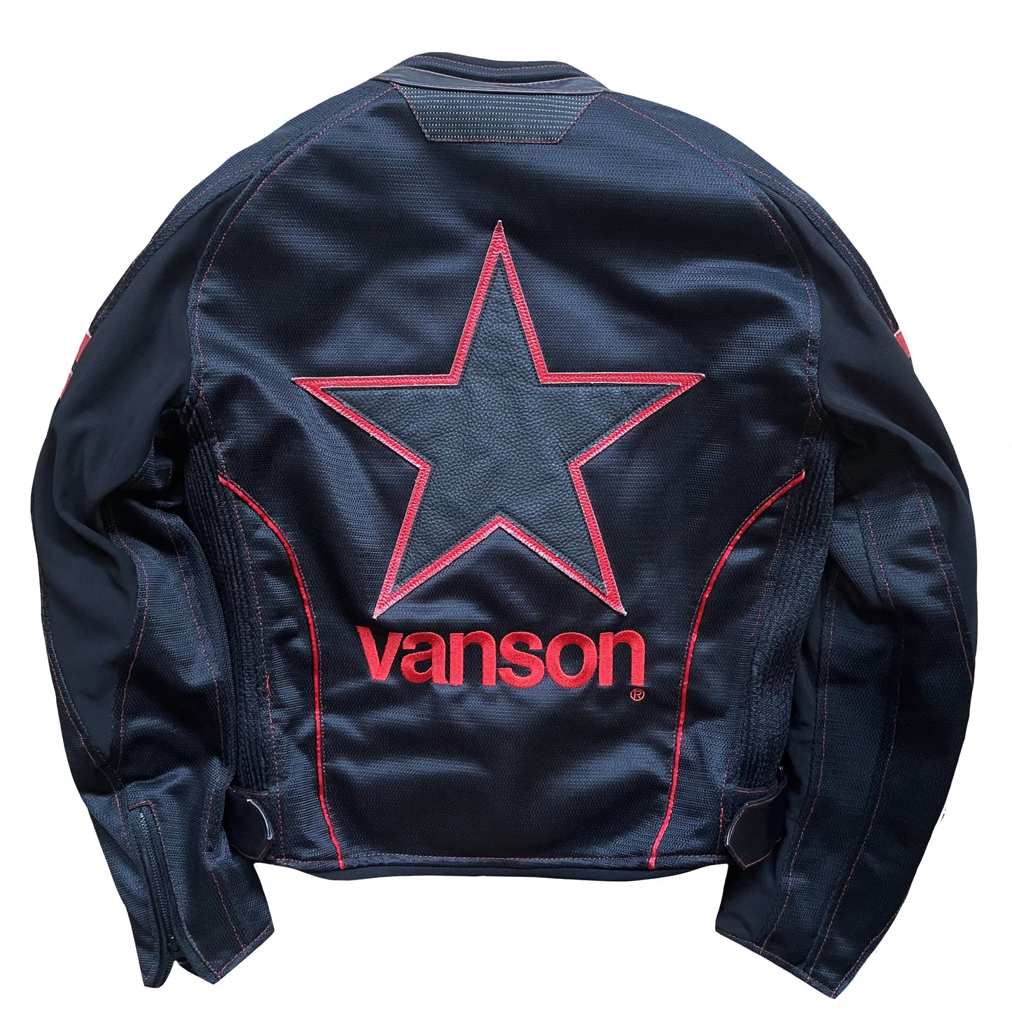 Vanson Leathers Motorcycle Mesh Racing Jacket - S