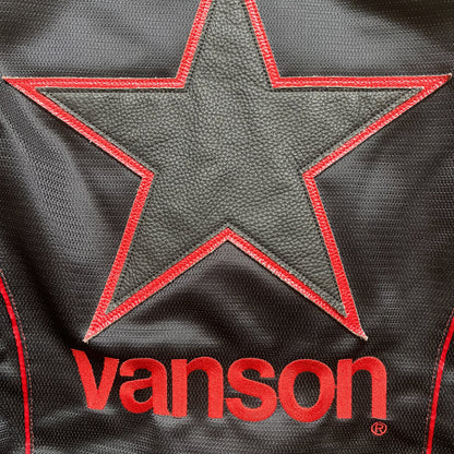 Vanson Leathers Motorcycle Mesh Racing Jacket - S