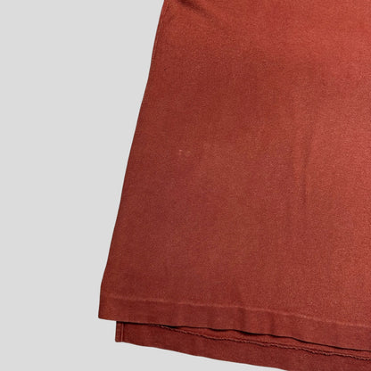 Stone Island 1988 Embroidered Compass Spellout Polo Shirt - M | Burgundy