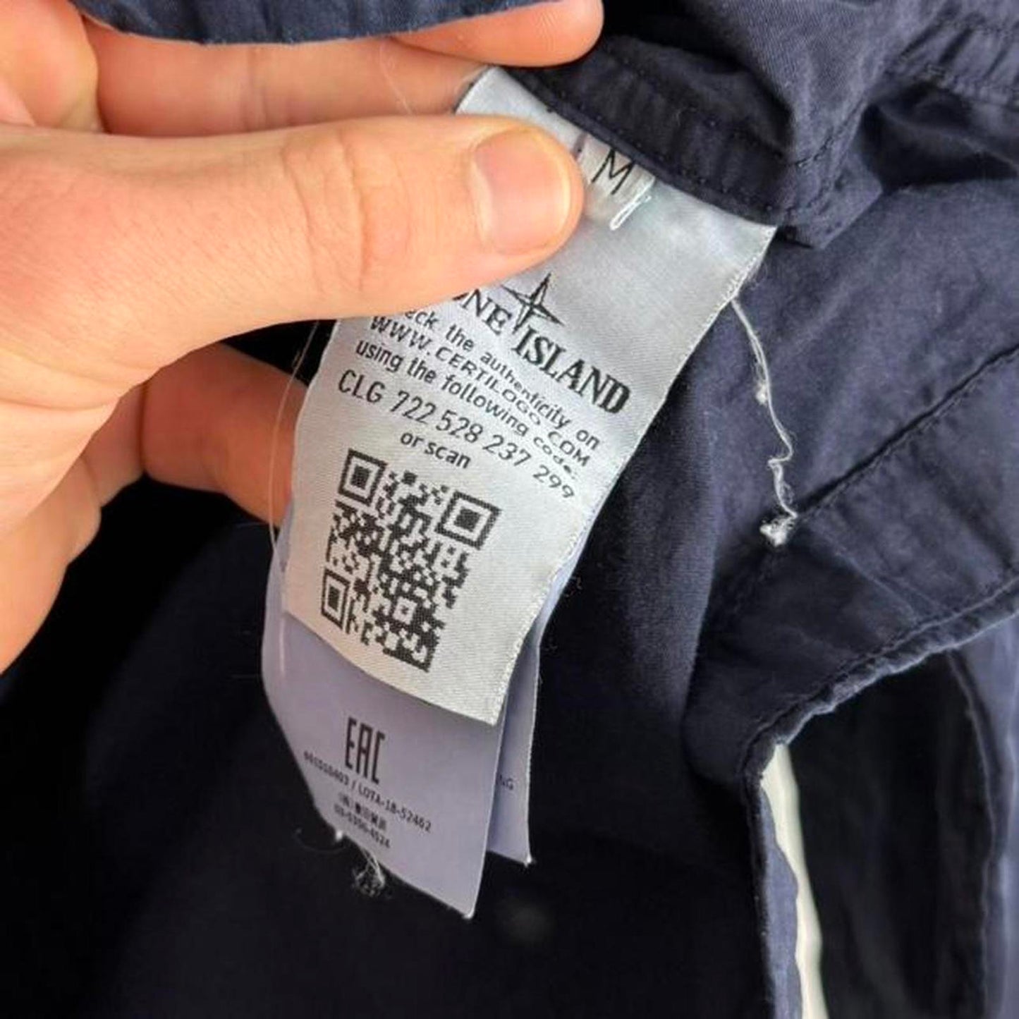 Stone Island Smock Pullover Jacket Navy (M) | Medium, Blue