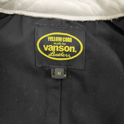 Vanson Leathers x Yellow Corn Motorcycle Racer Jacket - M