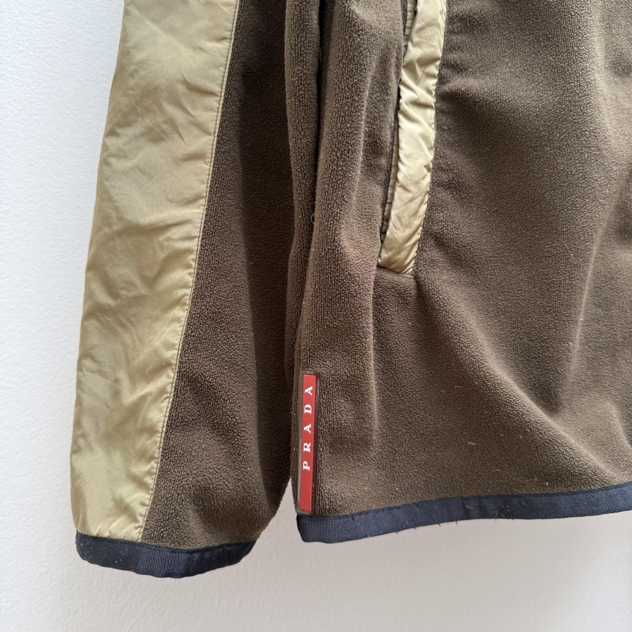 Prada Sport Fleece Hooded Jacket (XL) | Extra Large, Green