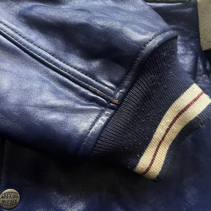 Avirex 'Speed Tiger' Leather Varsity Jacket - XXL