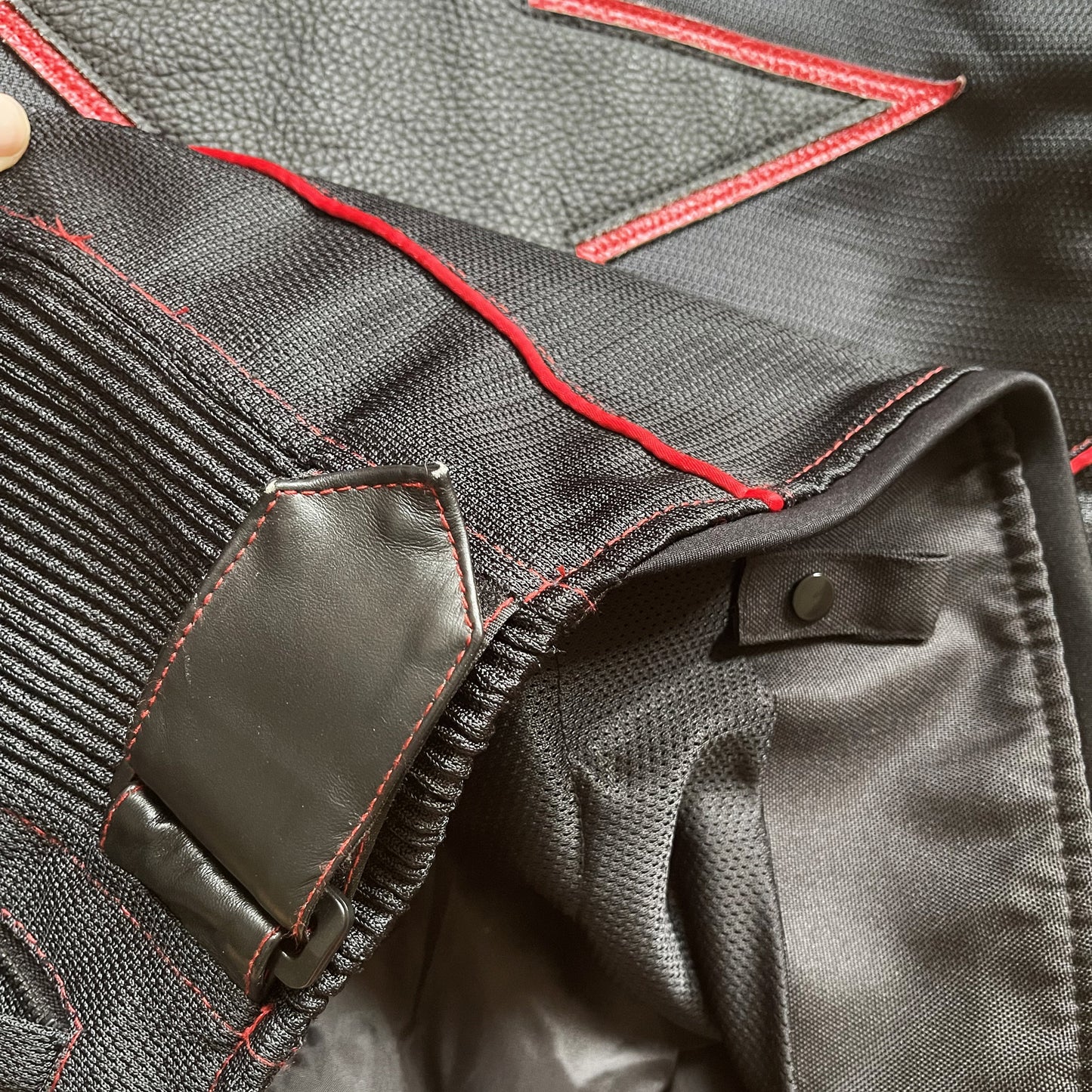 Vanson Leathers Motorcycle Mesh Racing Jacket - S