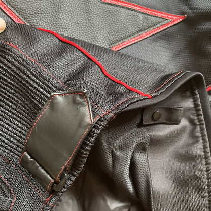 Vanson Leathers Motorcycle Mesh Racing Jacket - S