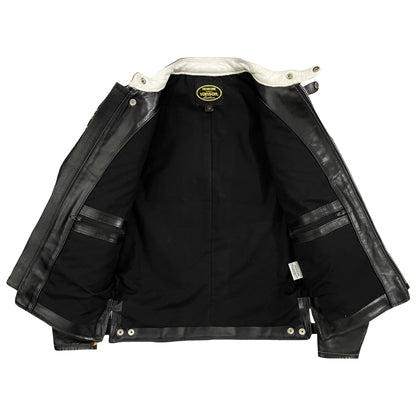 Vanson Leathers x Yellow Corn Motorcycle Racer Jacket - M