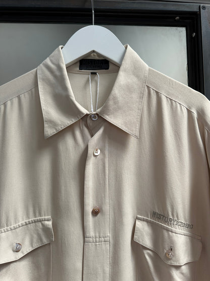 Iceberg 90s Pure Silk Short Sleeve Shirt - XL