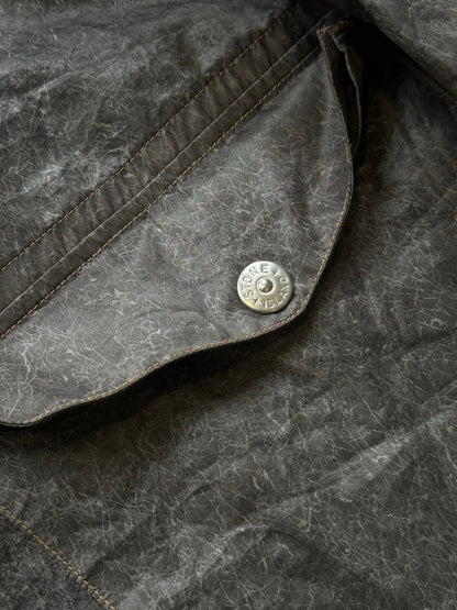 Stone Island SS/02 Laminated Webbing Jacket M | O/S, Grey