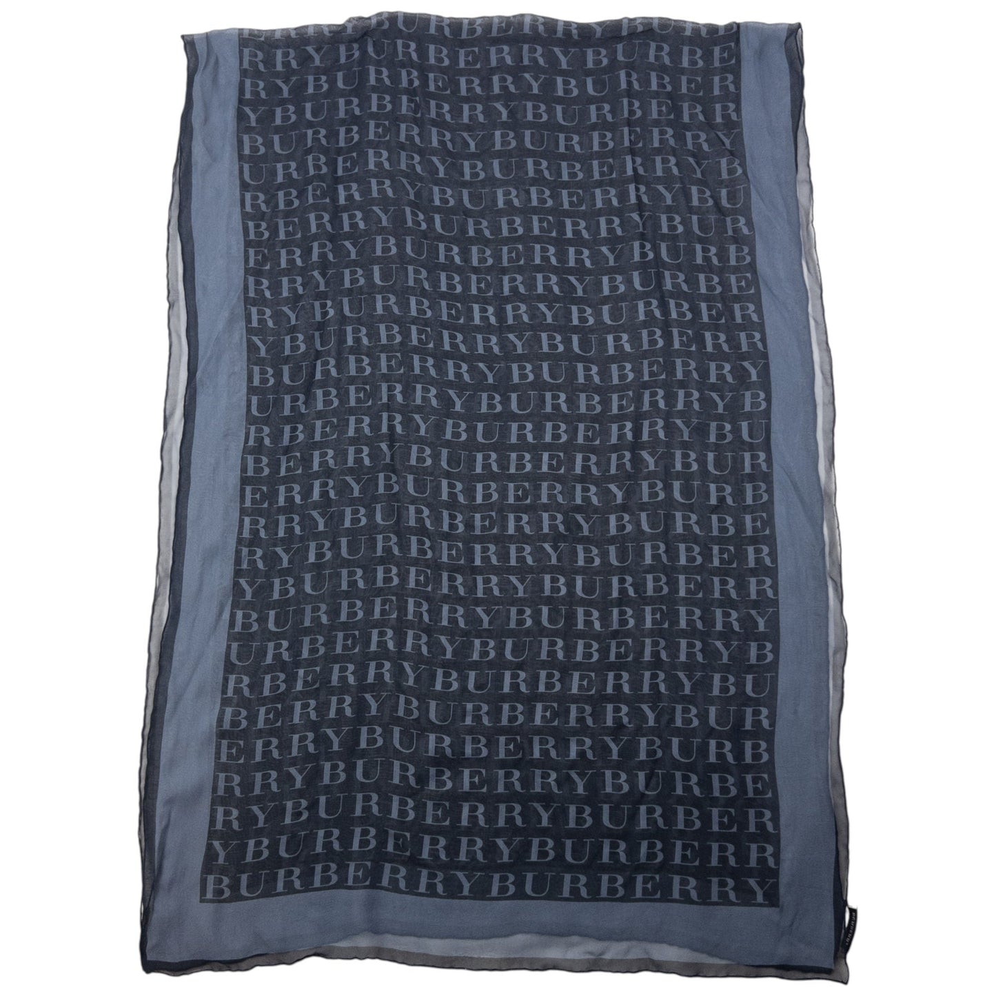 Vintage 2000s Burberry Monogram Silk Scarf