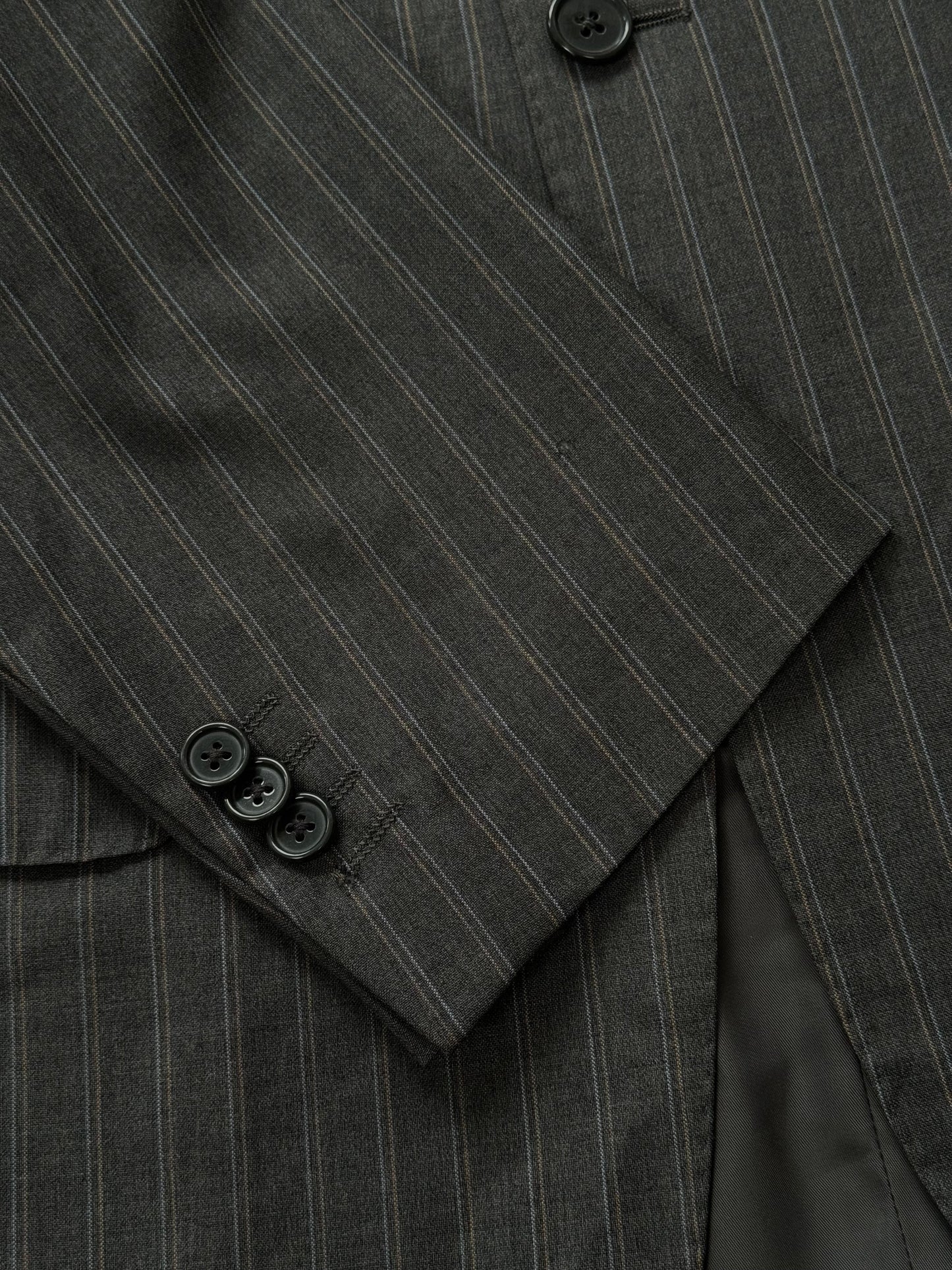 Verri x Loro Piana 1990s Stripe Pure Merino Wool Single Breasted Blazer - 40R/L
