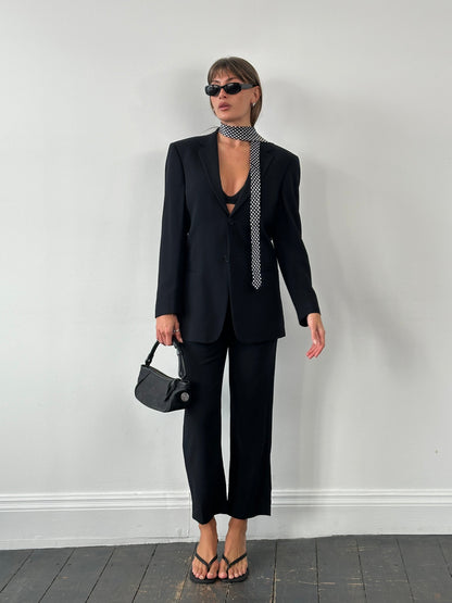 Emporio Armani 1990s Pure Wool Single Breasted Suit - 36R/W28