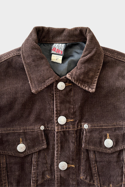 Jean Paul Gaultier Corduroy Reversible Brown Jacket