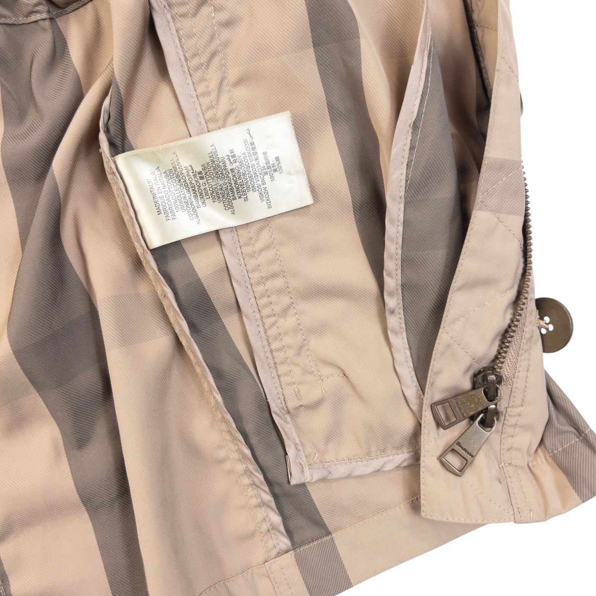 Vintage Burberry Brit Nova Check Rain Jacket Womens | Small, Beige