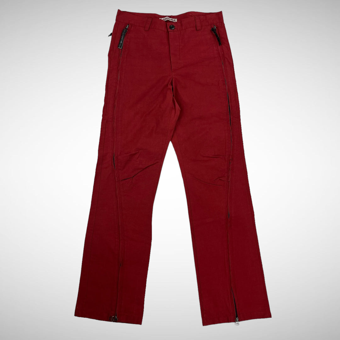 Sabotage Zip-Expandable Nylon Pants (90s)