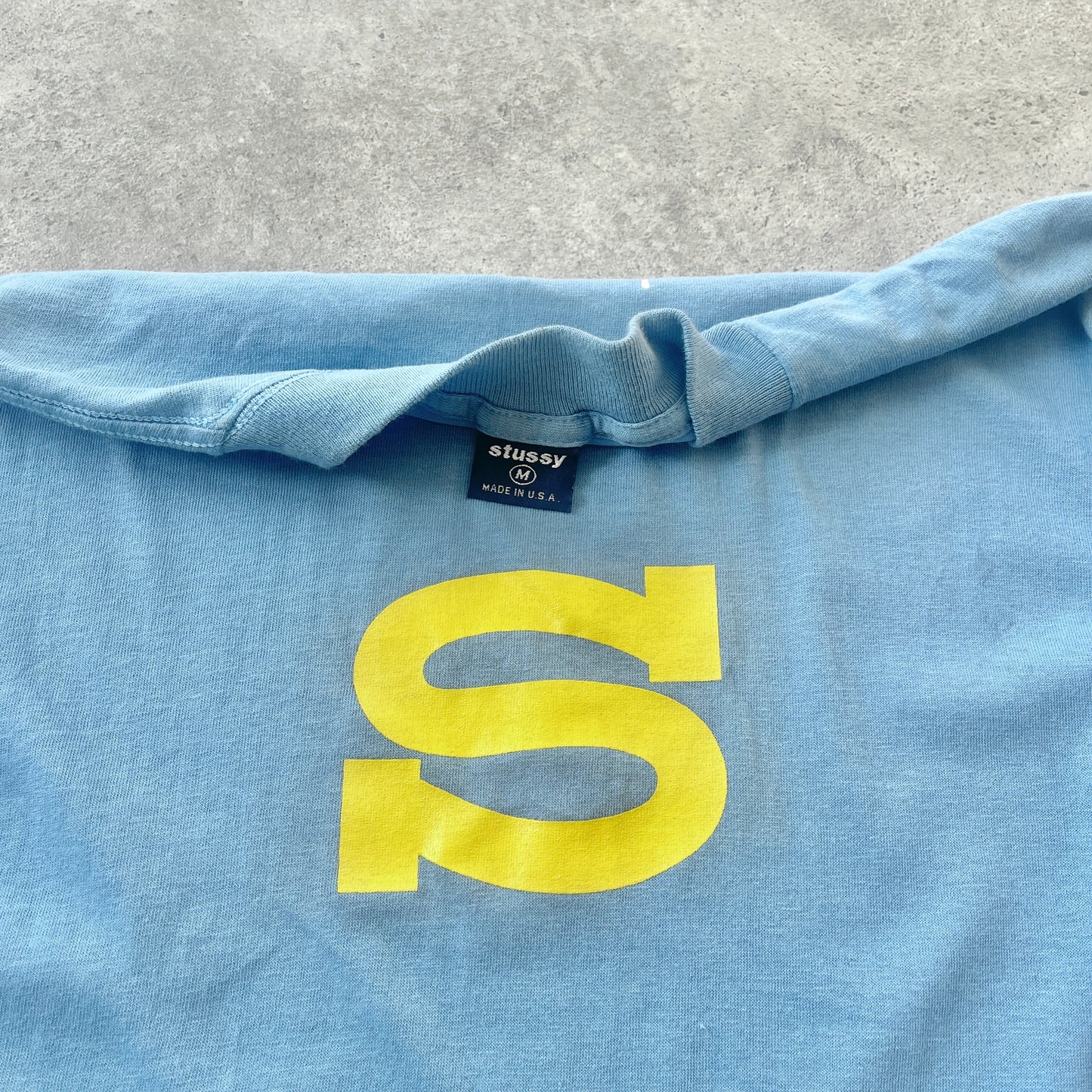 Stussy Sport 1990s single stitch heavyweight t-shirt (M)