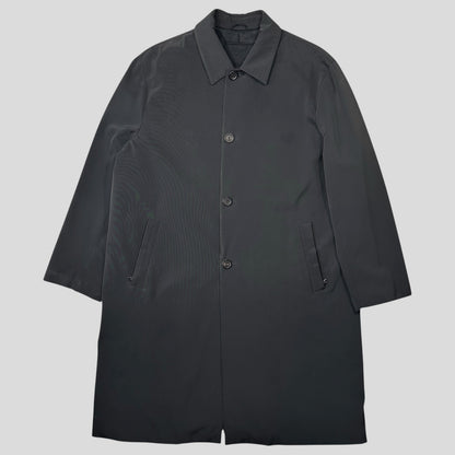 Prada AW00 Soft Touch Technical Polyester Grey Trench Coat - M/L | Default Title, Multicoloured