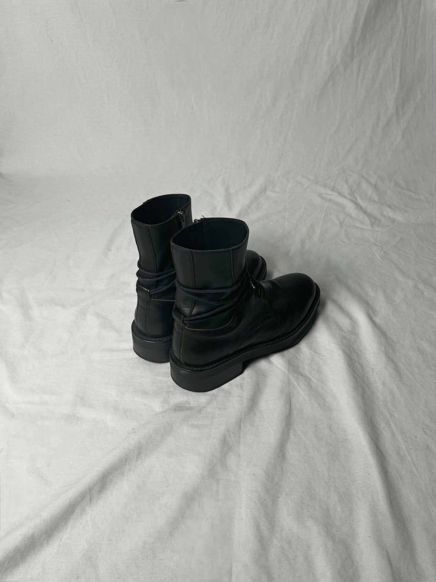 ANN DEMEULEMEESTER LACE UP BOOT | Default Title, Black