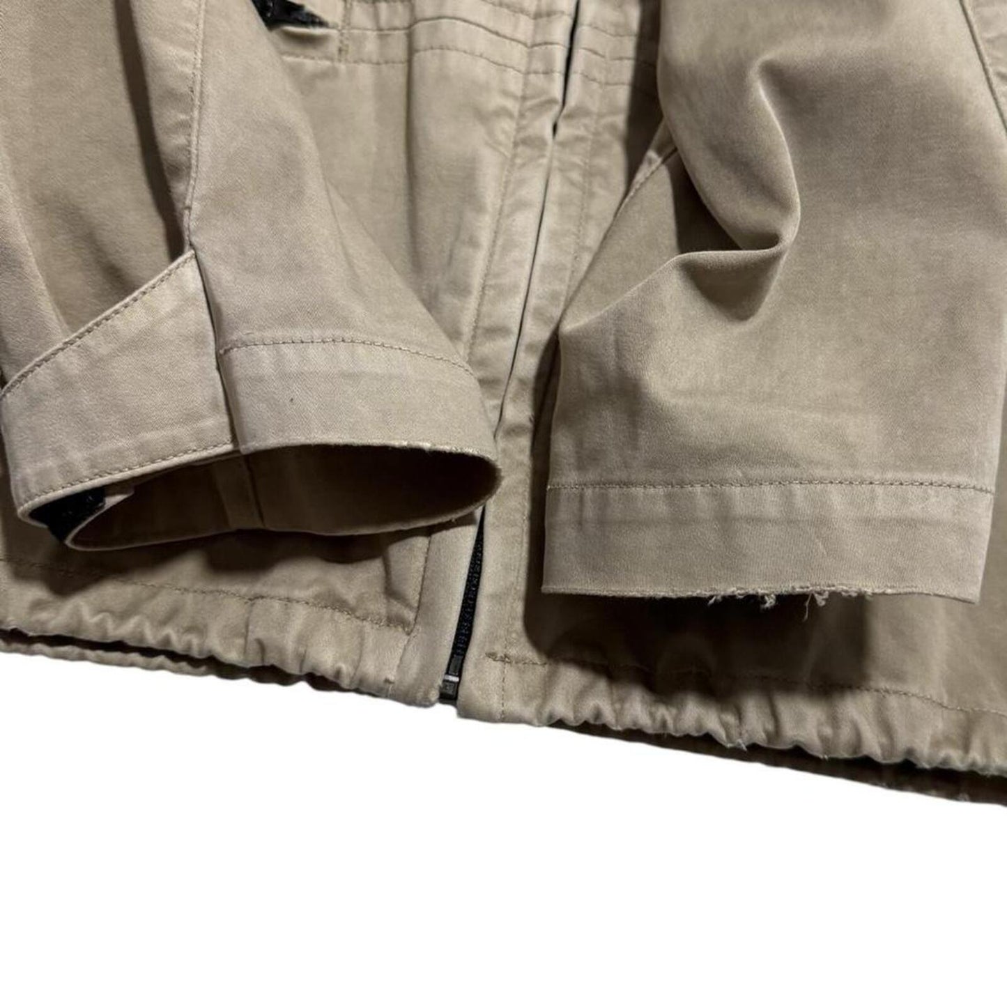 Stone Island Raso Flocatto Face Mask Jacket | XXL, Beige