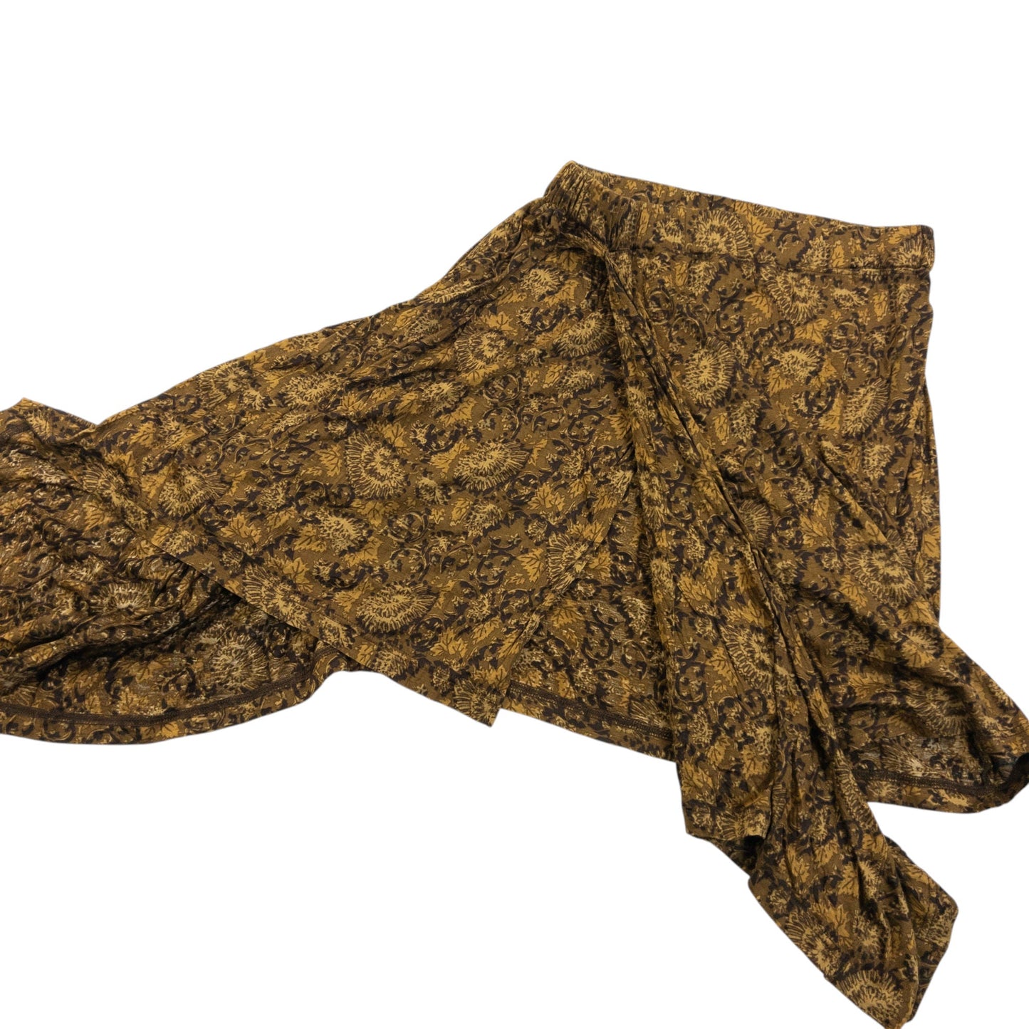 Vintage 2000s Cabane De Zucca By Issey Miyake Asymmetric Skirt Womens One Size | O/S, Brown