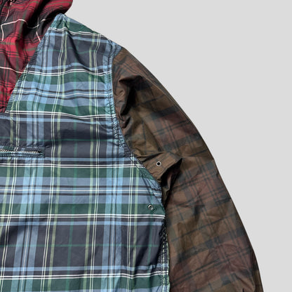 Comme Des Garçons SHIRT 2012 Runway Plaid Panelled Nylon Anorak - S/M