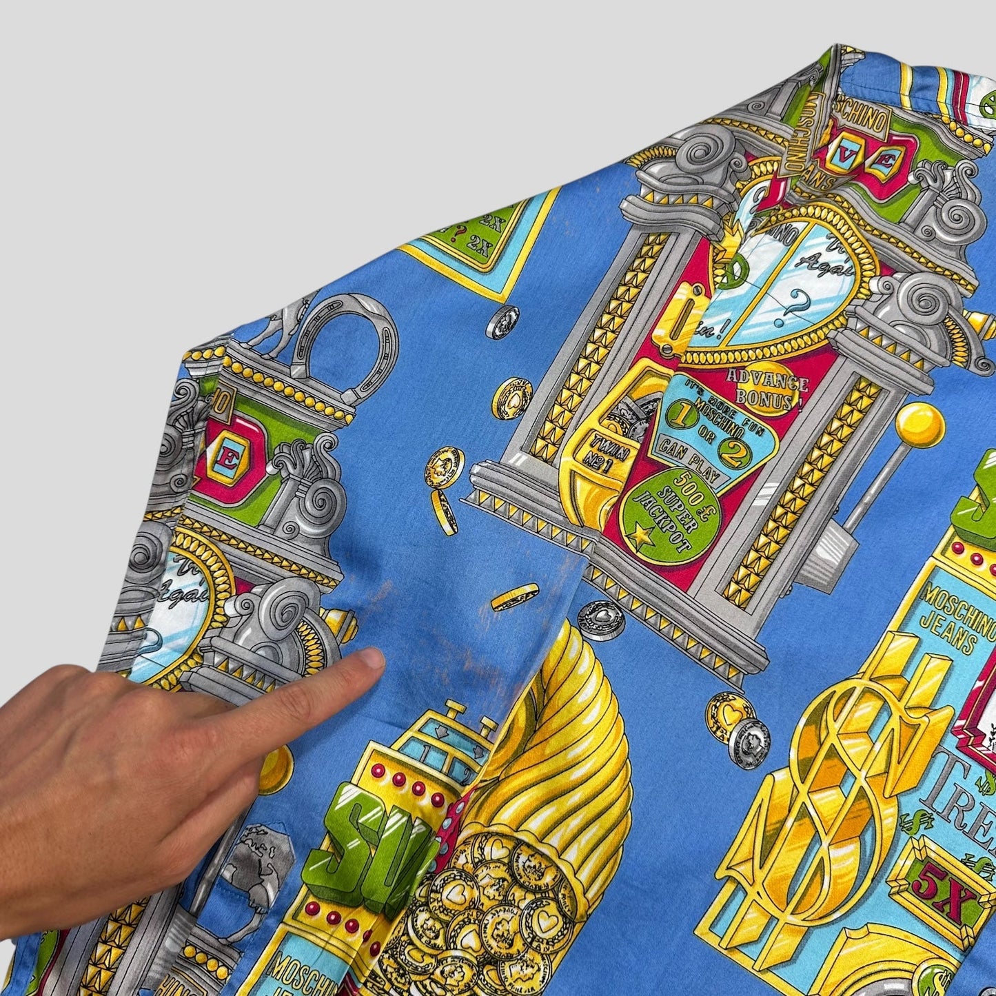 Moschino Jeans 1995 Slot Machine Shirt - XXL | Default Title, Multicoloured