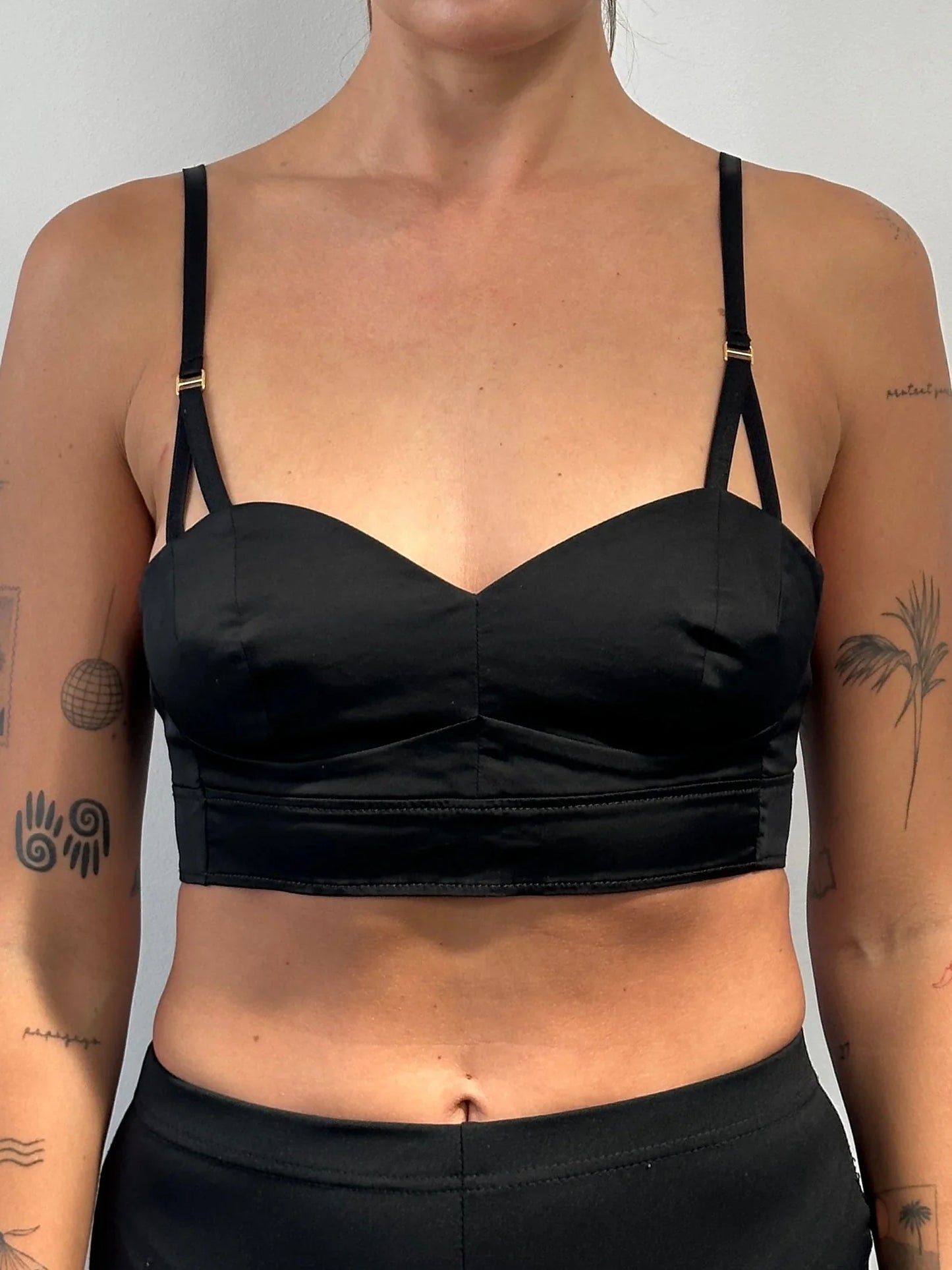 Italian Vintage Cotton Bralette Top - M