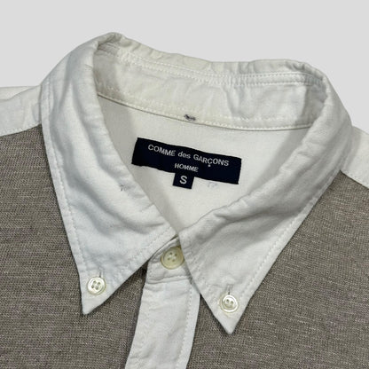 Comme Des Garçons Homme 2008 Linen Panelled Shirt - S/M
