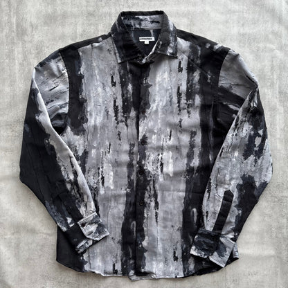 VINTAGE PAINT SHIRT | O/S, Black and Grey