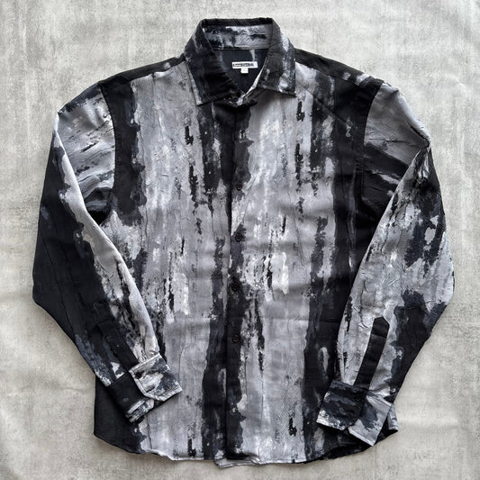 VINTAGE PAINT SHIRT | O/S, Black and Grey