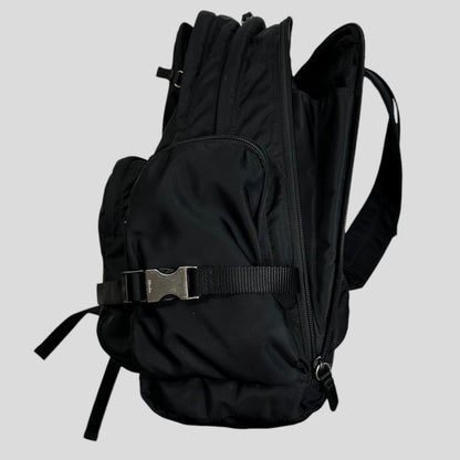 Prada Milano Nylon Multipocket Technical Backpack