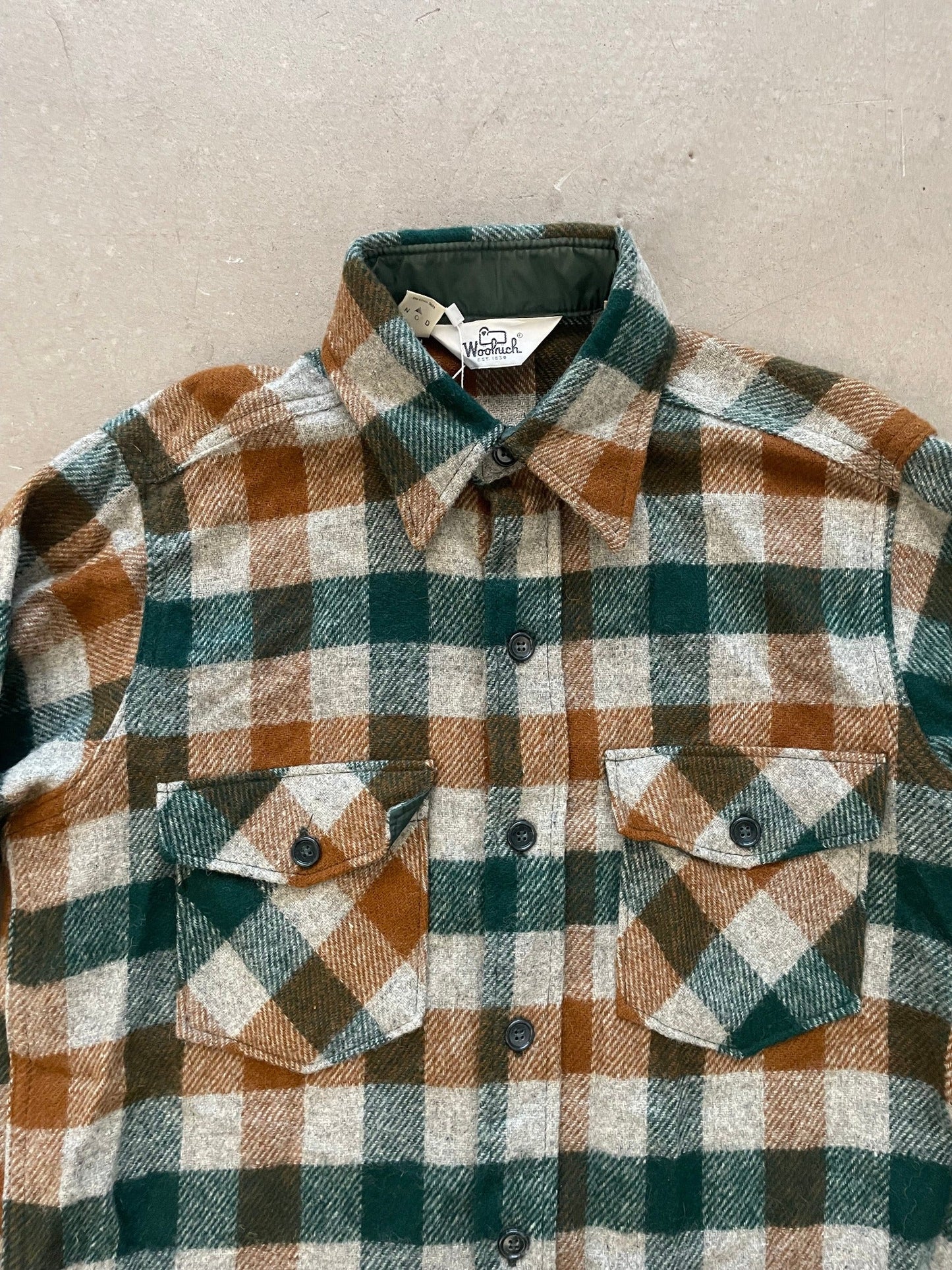 1980’s Woolrich Check Shirt - M | Medium, Red
