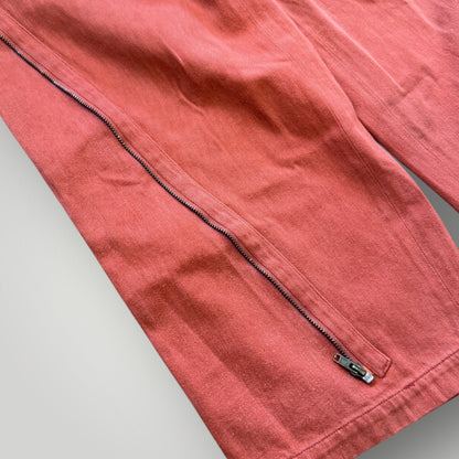 Issey Miyake 80’s Twisted Zip Cotton Trousers 28”