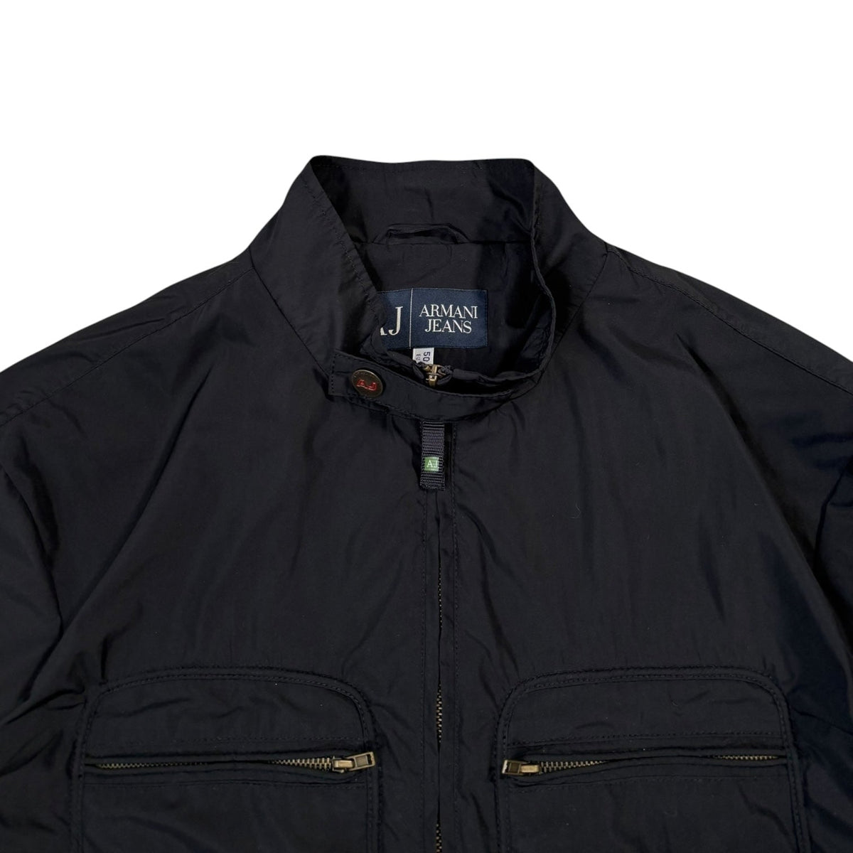 Armani Jeans 00’s Cropped Multipocket Jacket S | Small, Black